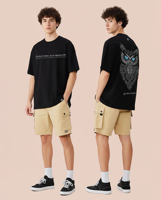 Midnight Owl Oversized Tees