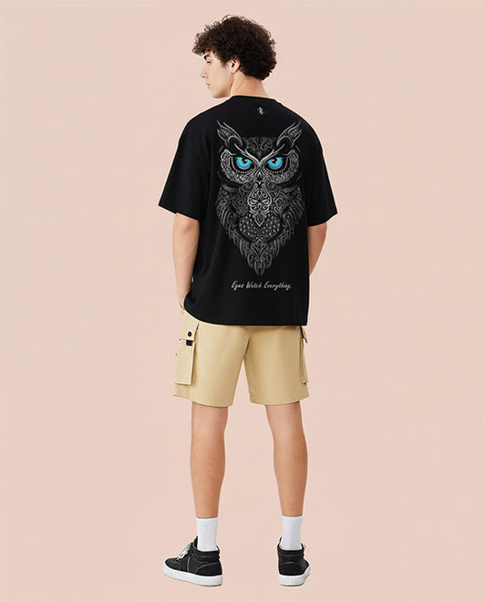 Midnight Owl Oversized Tees