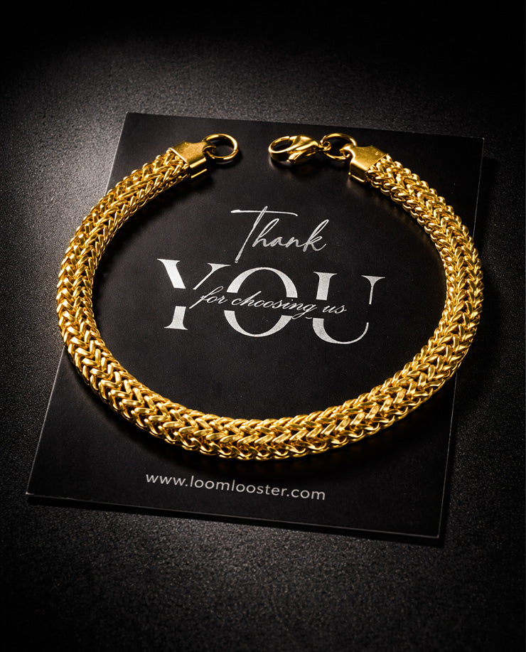Monarch Gold Chain Bracelet for Men