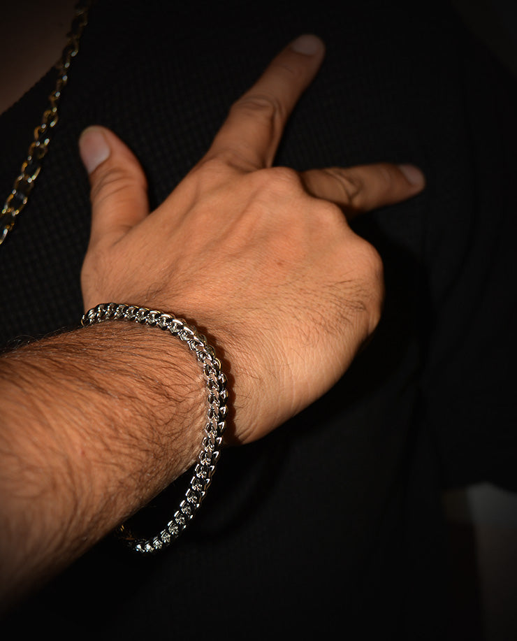 Mens Premium Curb Bracelet