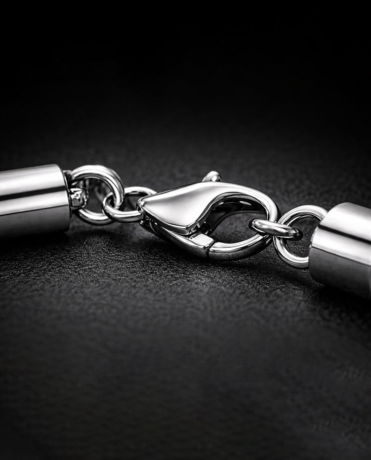Loom & Looster- Elite Silver Rope Bracelet for Men