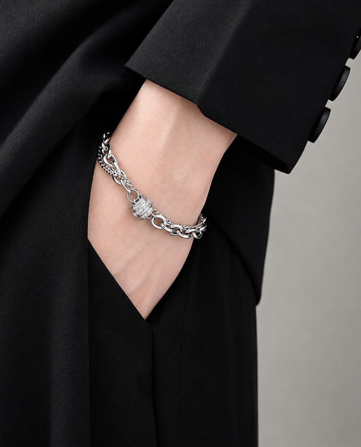 L&L Eclipse Chain Stack Bracelet (Unisex)