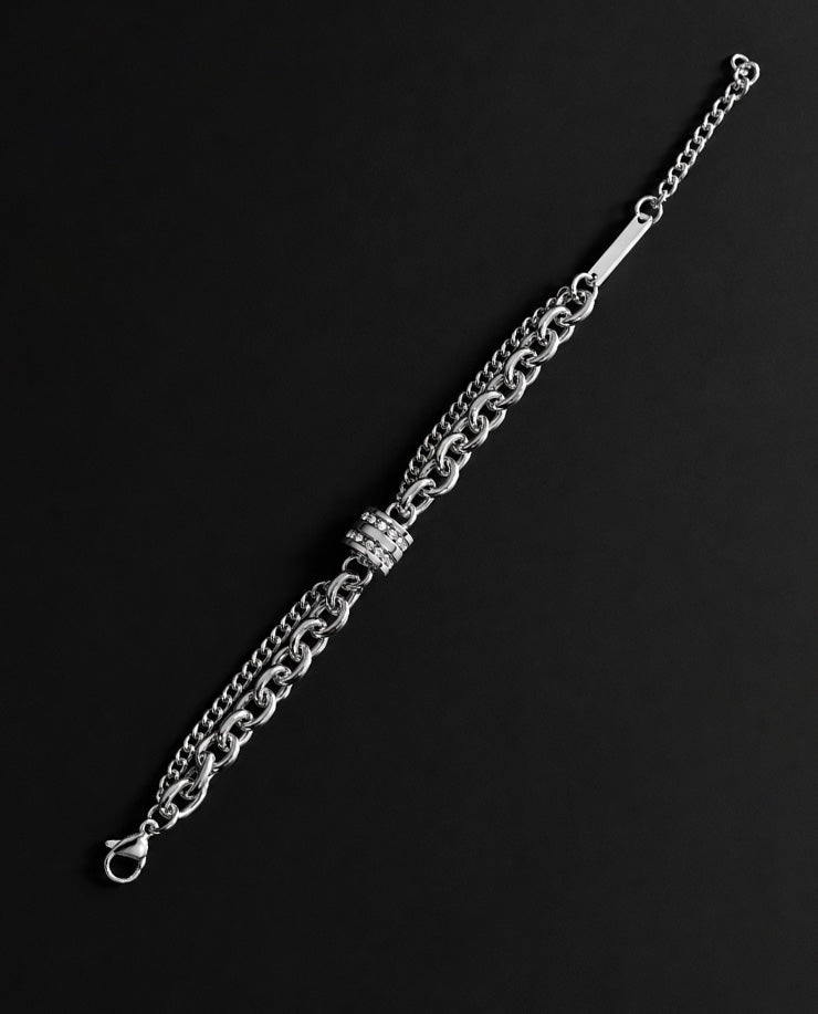 L&L Eclipse Chain Stack Bracelet (Unisex)