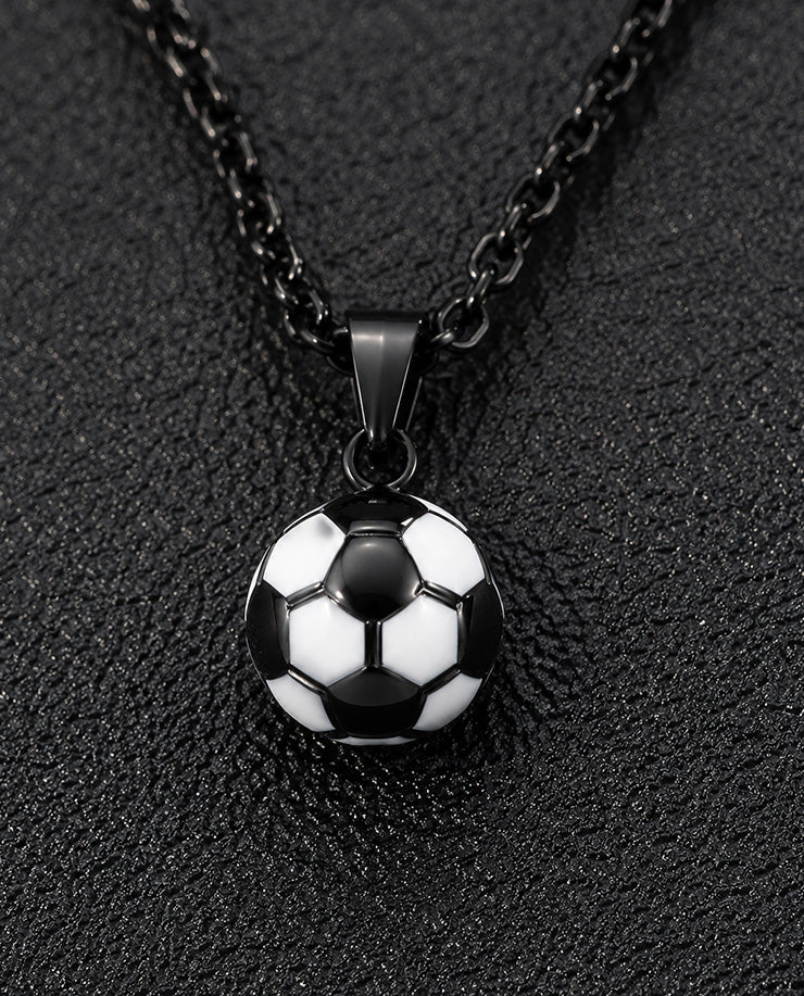 Unisex Football Pendant Necklace