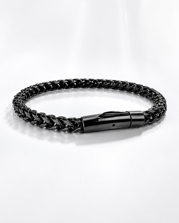 Loom & Looster- Onyx Black Premium Magnet Bracelet