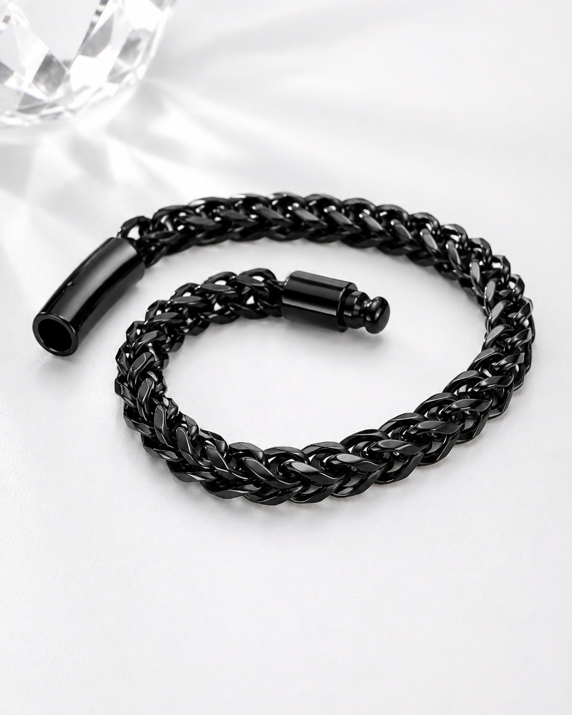 Loom & Looster- Onyx Black Premium Magnet Bracelet