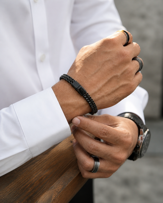 Black Phantom Edition | Premium Men's Minimalist Bracelet
