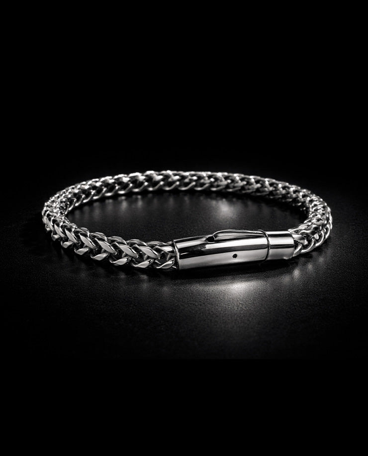 Loom & Looster – Onyx Chain Bracelet for Men