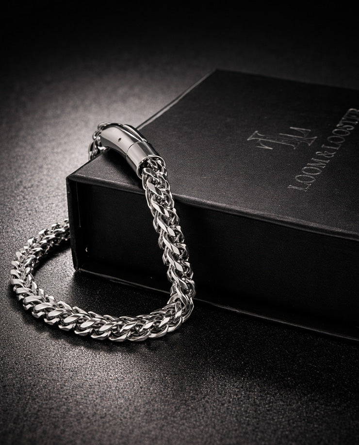 Loom & Looster – Onyx Chain Bracelet for Men