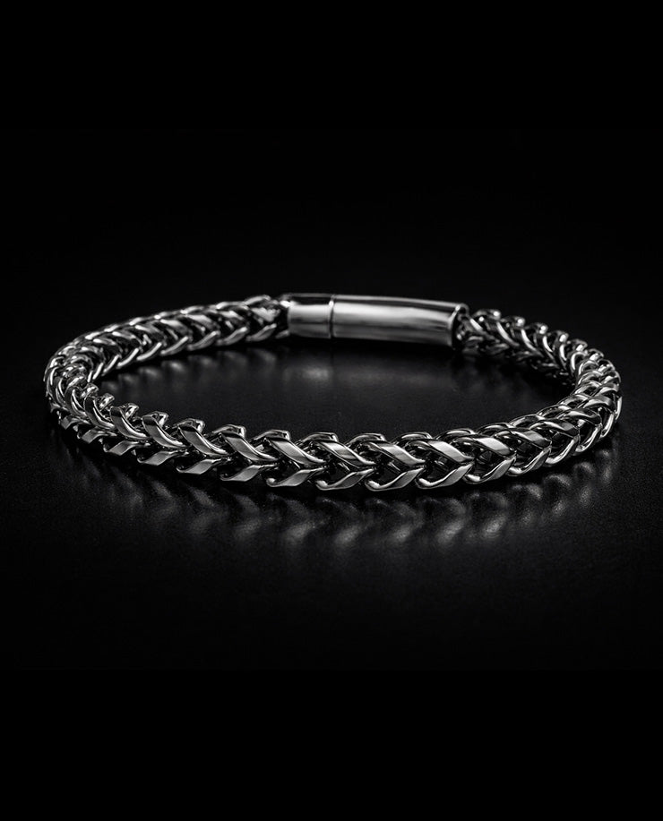 Loom & Looster – Onyx Chain Bracelet for Men