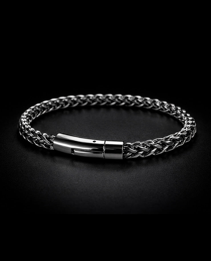Loom & Looster – Onyx Chain Bracelet for Men