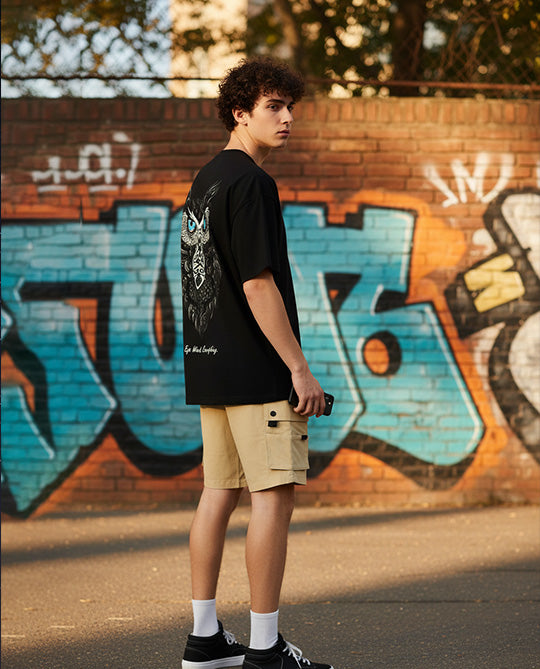Midnight Owl Oversized Tees