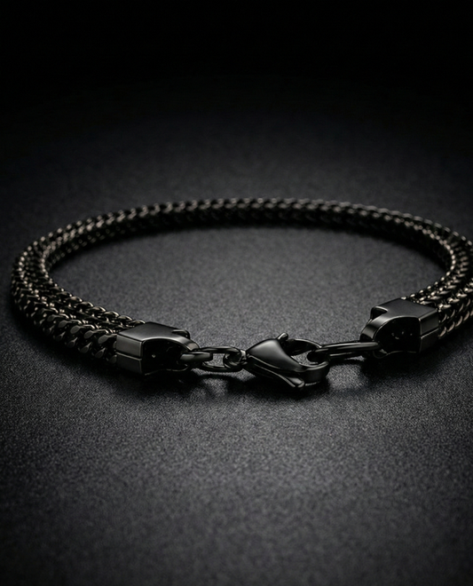 Monarch Premium Black Finish Men's Bracelet