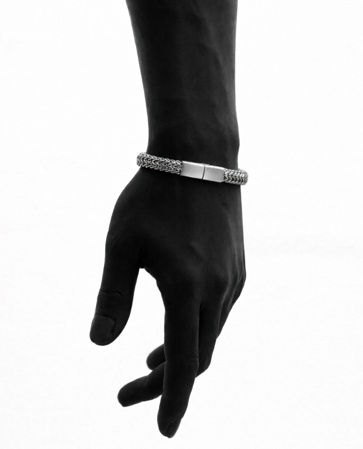 Silver Phantom Chain – Luxury Men's Bracelet