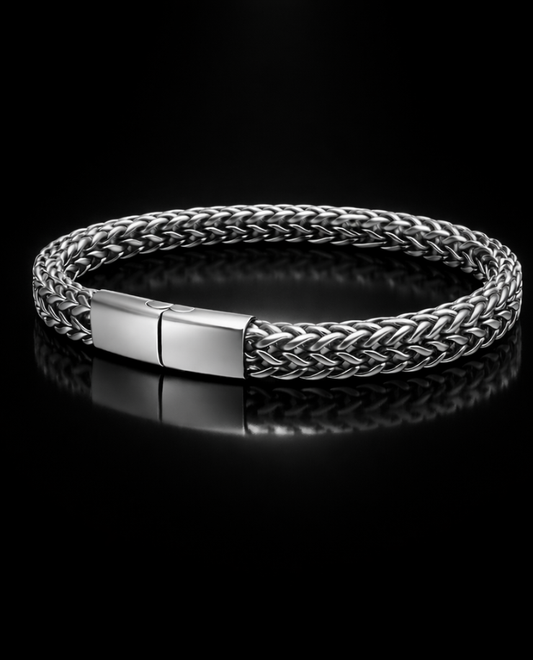 Silver Phantom Chain – Luxury Men's Bracelet