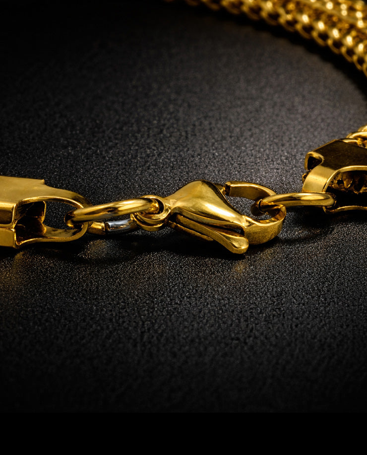Monarch Gold Chain Bracelet for Men
