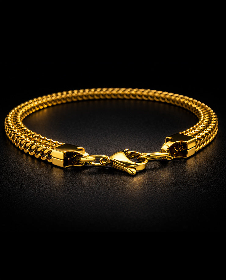 Monarch Gold Chain Bracelet for Men